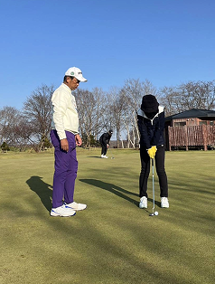 若手ゴルファーへの指導パター